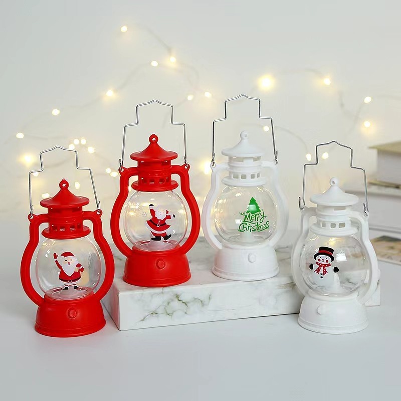 Lampu Lilin Petromax Natal Dekor Natal Murah Souvenir Christmas Grosir