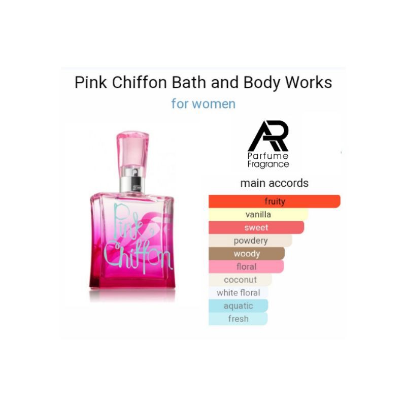 ARparfum - PINK CIFFON - BEST SELLER for WOMAN !! 99% Aroma Original,Lembut dan Tahan lama