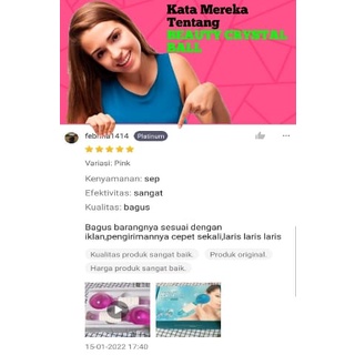 SUPPLIERNESIA - Ice Globes Roller / Glitter / Beauty Crystal Ball Glitter Original / Alat Pencerah Wajah / Ice Globes Facial Roller Glitter / Alat Pijat Muka / Ice Globes