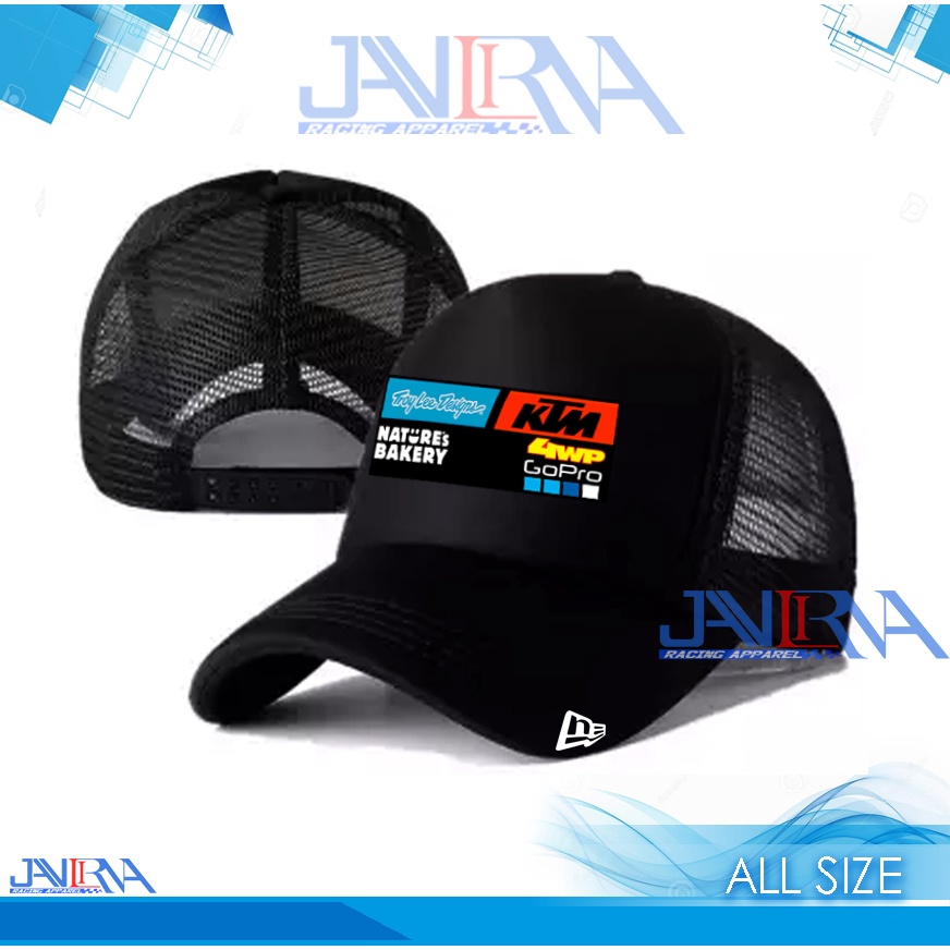 Topi Jaring Troylee Design KTM Gopro 4wp Racing