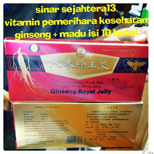 Ginseng royal jelly /madu ginseng vitamin kesehatan