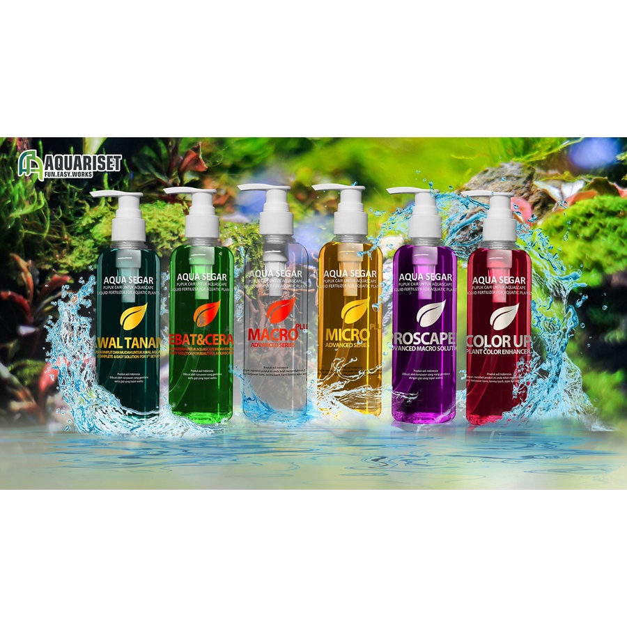 AQUA SEGAR MACRO &amp; MICRO PLUS PUPUK CAIR Aquascape - 100ML &amp; 250ML