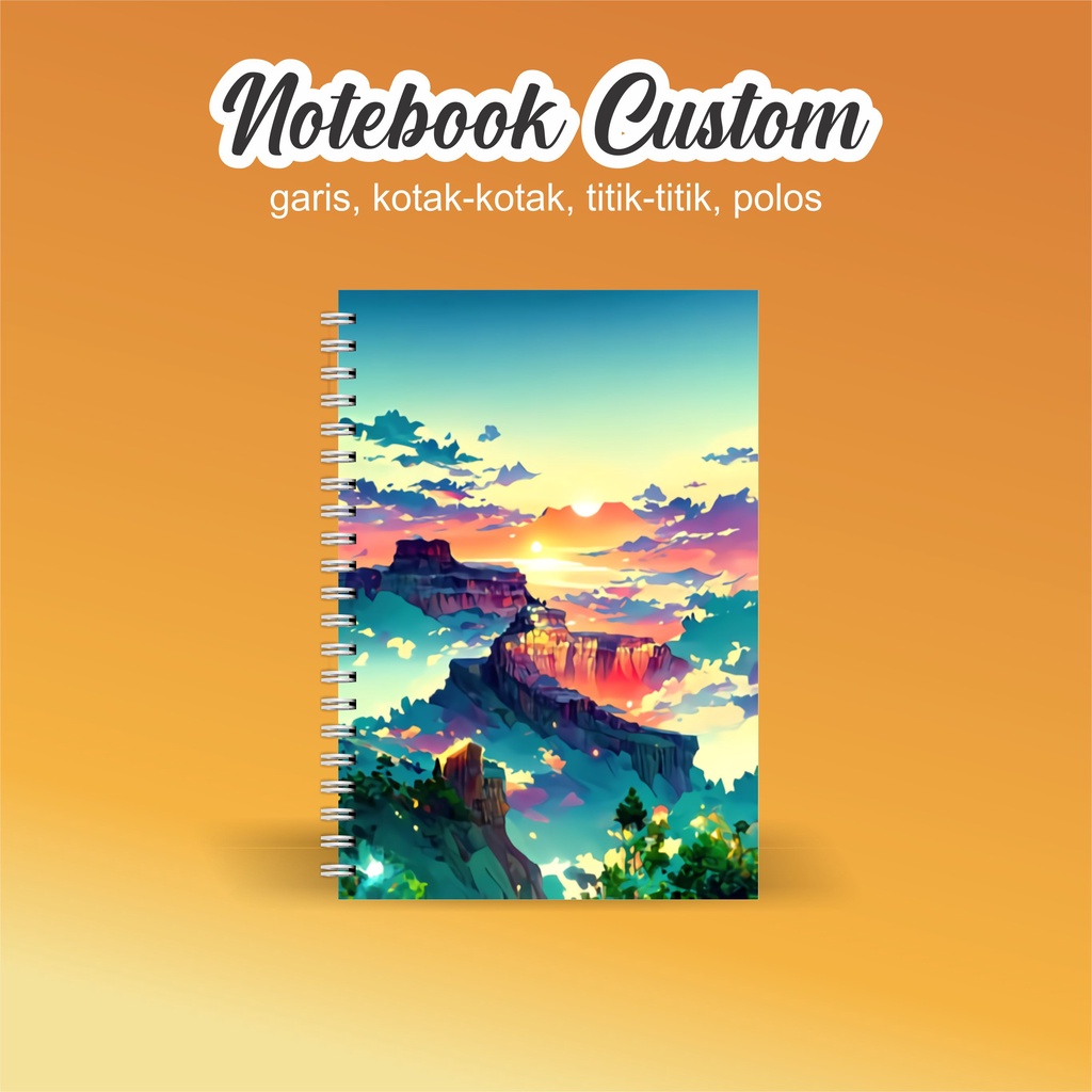 

NOTEBOOK A5 CATATAN/JURNAL BOOKPAPER GRID/KOTAK2#DOTTED/TITIK2#BLANK/POLOS