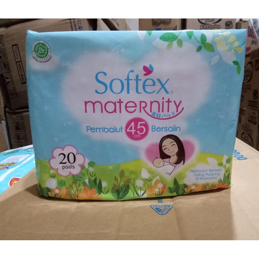 Jual Softex Maternity Pembalut Bersalin 45 Cm 20 Pads Shopee Indonesia