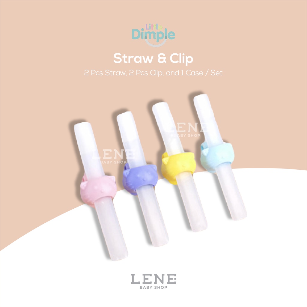 Little Dimple Straw and clip