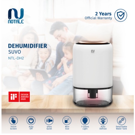 Notale Dehumidifier Suvo Air Dryer Serap kelembapan Humidifier Touch