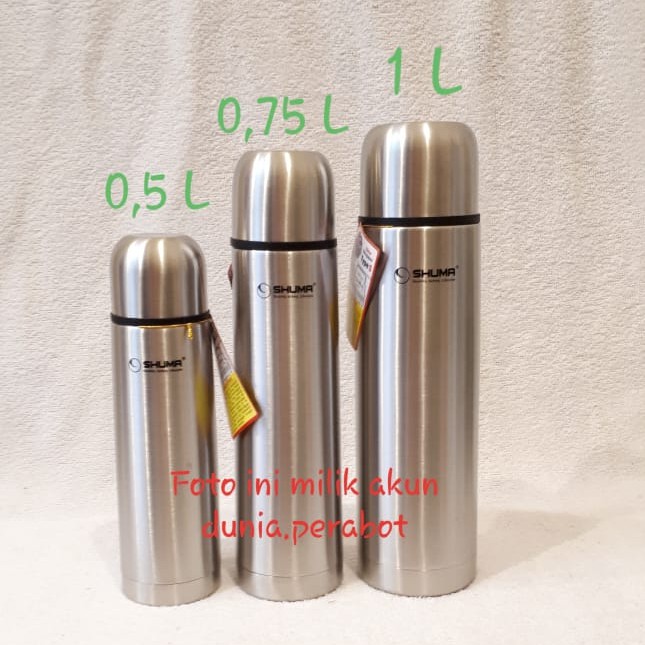 Shuma Termos Stainless + Sarung Botol | Termos Shuma Suma Air Panas Dingin