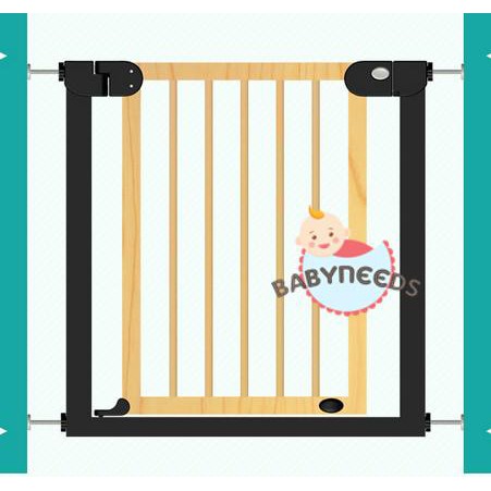 Babysafe gate Baby safe gate pagar pengaman bayi preasure gate babysafe wood