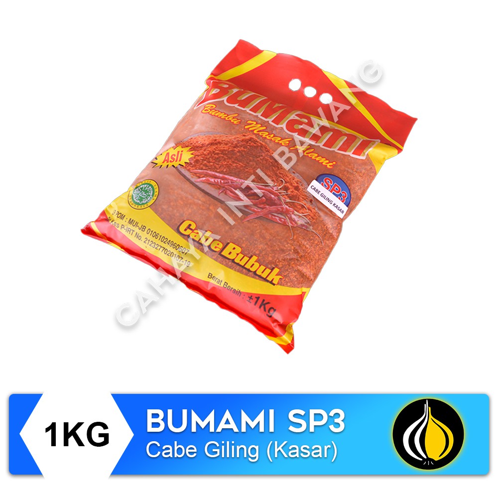 

HG Bumami Cabe Bubuk SP3 (Kasar) - 1 KG