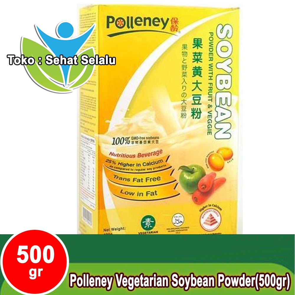 

Minuman Serbuk Kedelai Halal Polleney Vegetarian Soybean Powder(500gr)