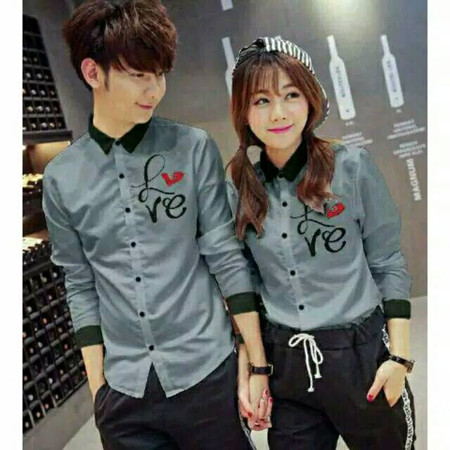 COUPLE KEMEJA LOVE