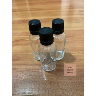  Botol  Plastik Kosong 20ml  60ml Spray Pump Fliptop Bening 