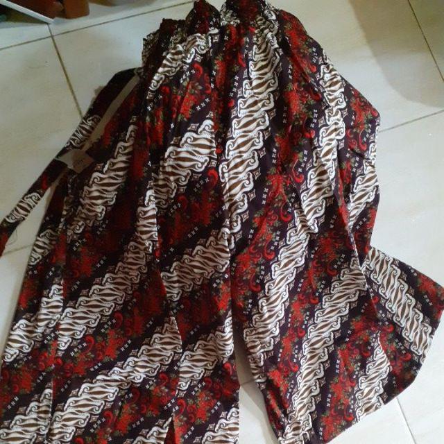 Zahra Celana Kulot Pendek Batik 7per8 Wanita Fit To Xxl