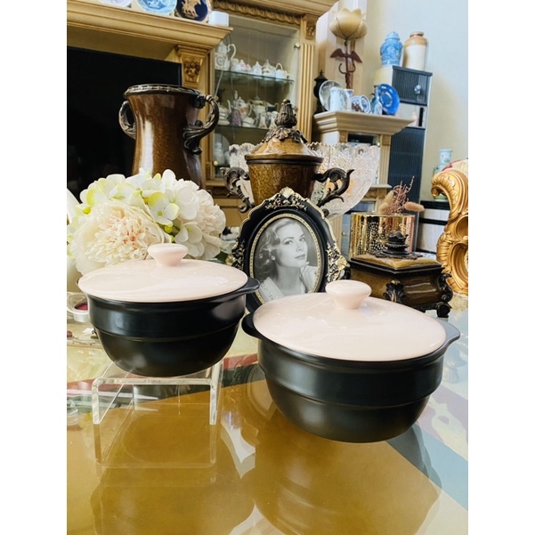 Stacking Casserole Zen By Saint James Cook Bowl Plain Pink Cantik