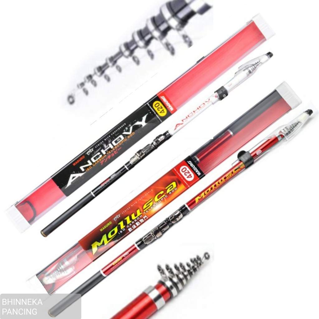 Joran Maguro ANCHOVY | MOLLUSCA | Telescopic Iso | Joran Antena | Joran Antena | Joran Udang | Joran
