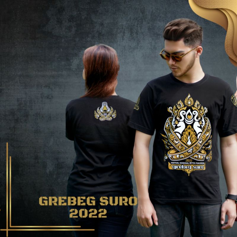 Kaos Budaya Grebek Suro Terbaru 2022 Reog Ponorogo Kaos Festival Suran Hitam Putih Sampi Ukuran Jumb