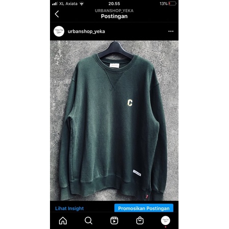 Covernat C Logo Long-Slevee Crewneck SweatShirt