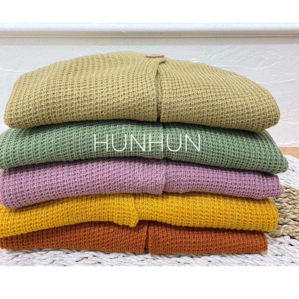 BKJ.27Jn22т– Regina Knite / Sweater Cardigan Rajut Outer Atasan Wanita Crop Baju Rajut Lilac