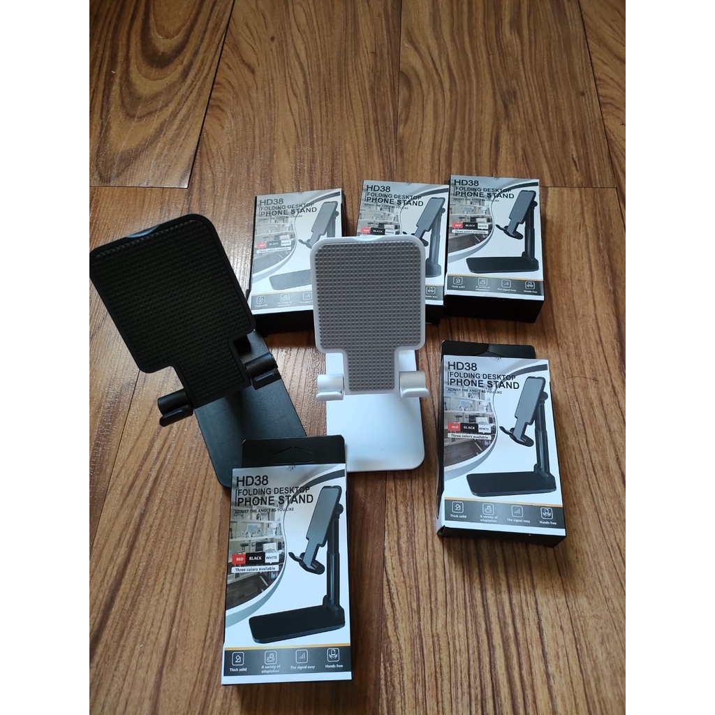 HDR-006 Holder Folding desktop phone stand Dudukan handphone Tablet Ipad UNIVERSAL Bisa Di