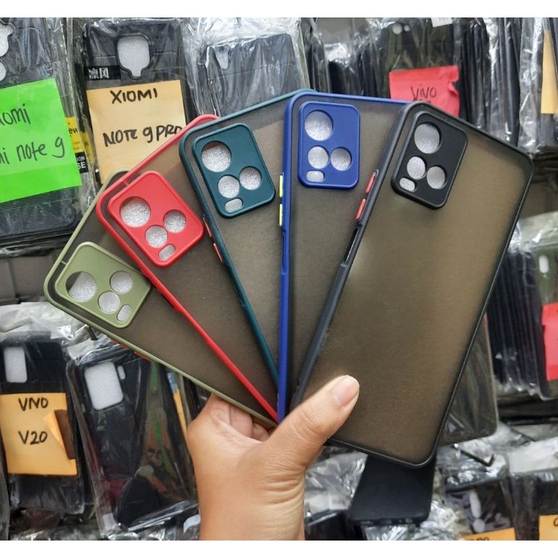 VIVO Y21 Y21S CASE DOVE MATTE TRANSFARAN