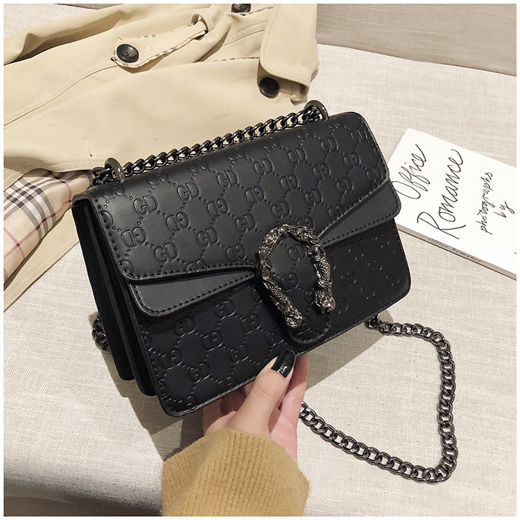 BJ57135 - BLACK/GREEN/RED - TAS IMPORT TAS WANITA FASHION IMPORT MODIS ELEGAN TERMURAH TERLARIS TERBARU BAGSTORE JAKARTA TAS BATAM CR7135