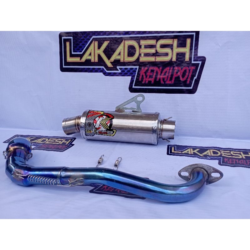 KNALPOT KAWAHARA LEHER BLUEMOON (INLET 38/50) BEAT MIO VARIO AEROX SCOOPY NMAX PCX LEXI ADV DLL