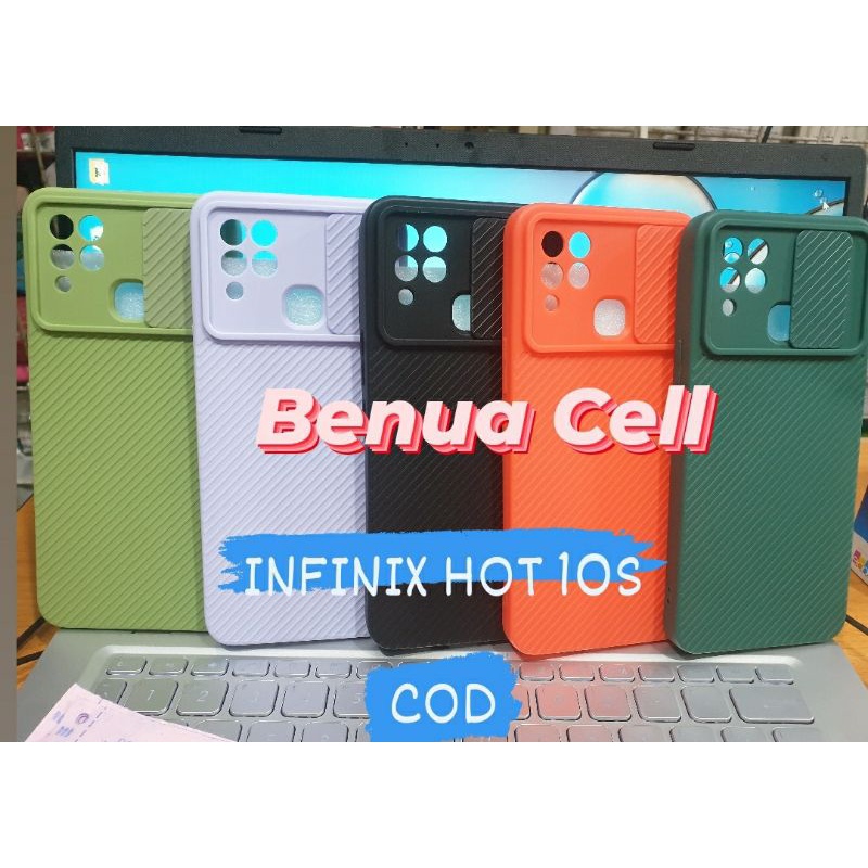 INFINIX HOT 10S - SOFCASE SLIDE KAMERA FOR INFINIX HOT 10S CASE SLIDE KAMERA