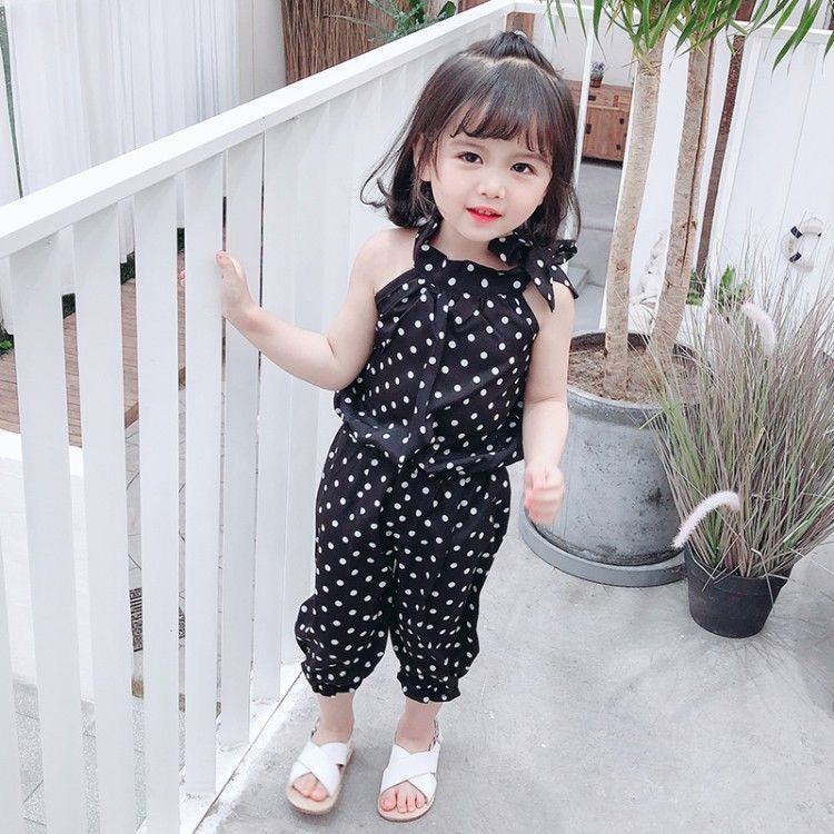 FILOBEE/ STELAN BAJU ANAK ANAK PEREMPUAN SIFON POLKADOT (1-4 TAHUN)