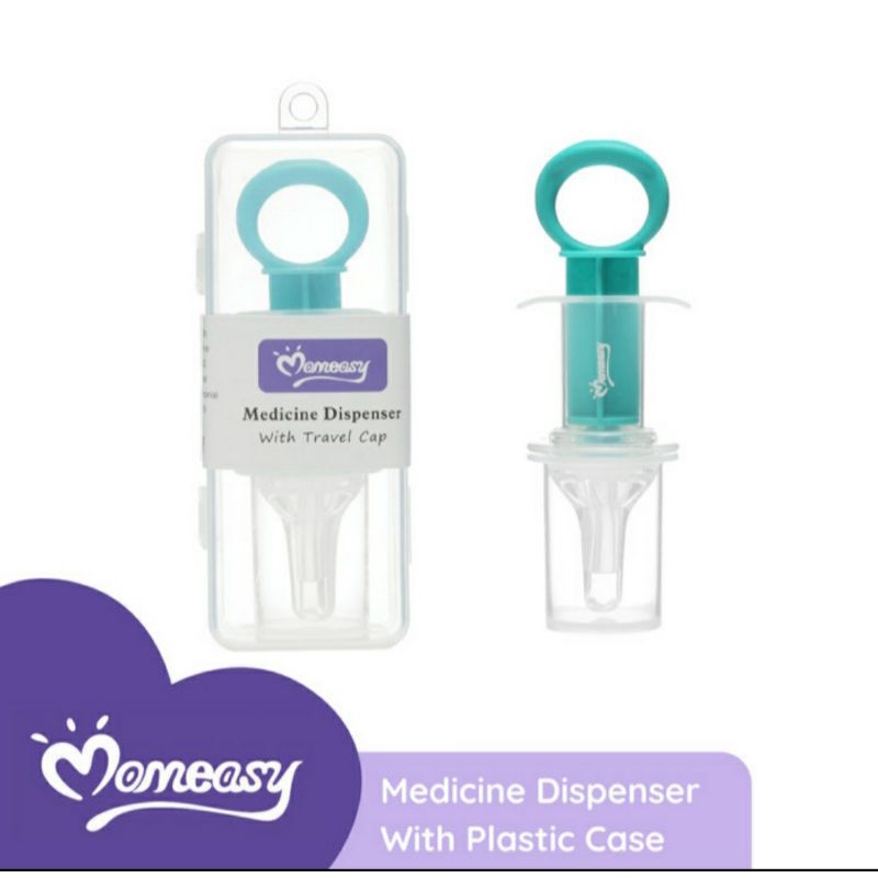 Medicine Dispenser With Case Momeasy / Alat meminumkan obat untuk bayi anak Alat Bantu Feeding / Medicine Feeder