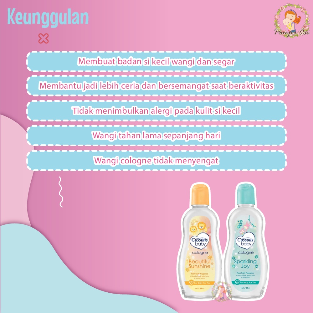 Cussons Baby Cologne / Parfum Bayi / Minyak Wangi Cussons