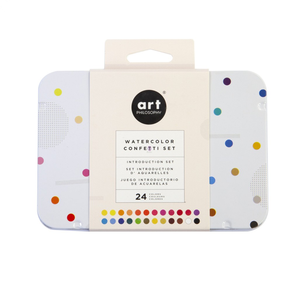 Art Philosophy Watercolor Confetti