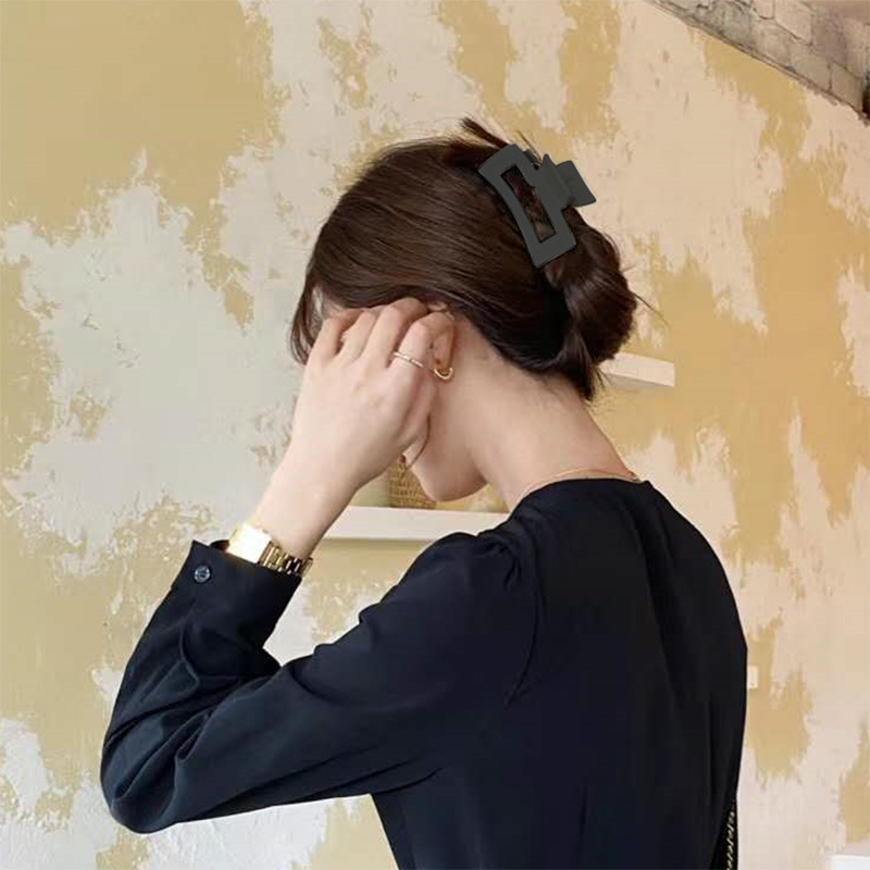 Women Korean INS Style Elegant Retro Hair Clips / Casual Fashion Big Barrette Crab