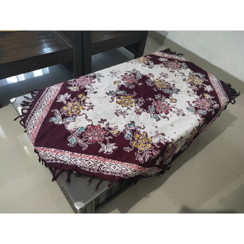 Limited Taplak Meja Kotak Batik Coletan Ronce