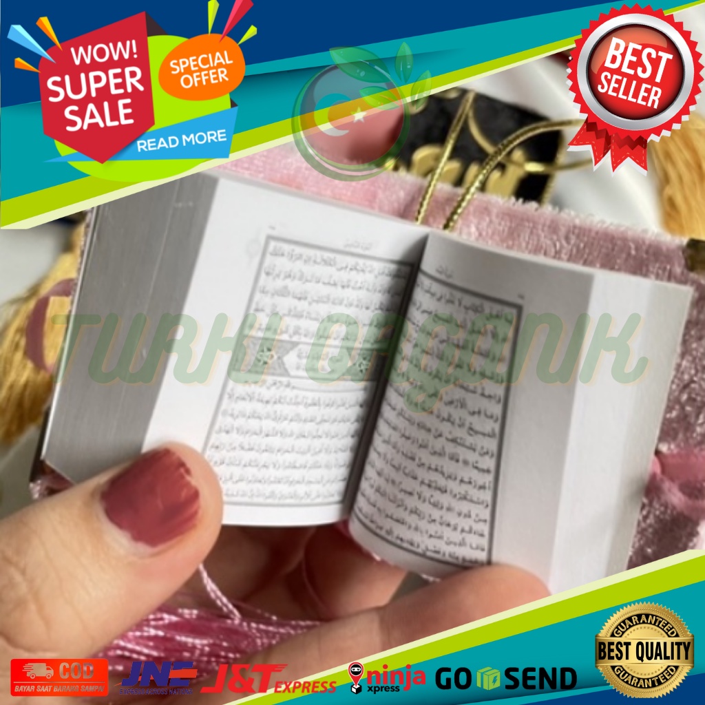 ALQURAN MINI TURKI QURAN MINI ISTANBUL QURAN MINI TURKIYE ALQURAN MINI GANTUNG SOUVENIR TURKEY