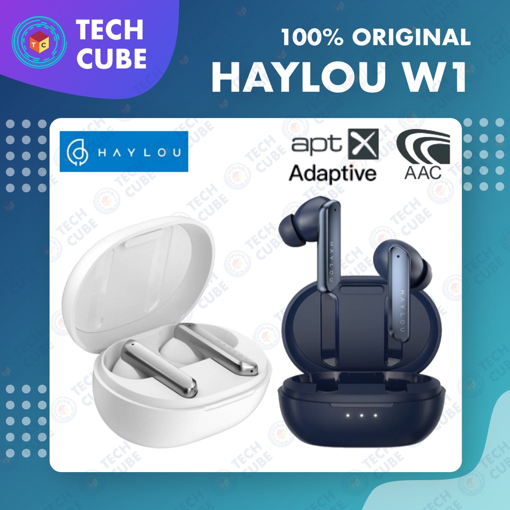 Haylou W1 TWS APTX Wireless Earphone Headset Earbuds Bluetooth Alt GT5 GT3 GT1 PRO