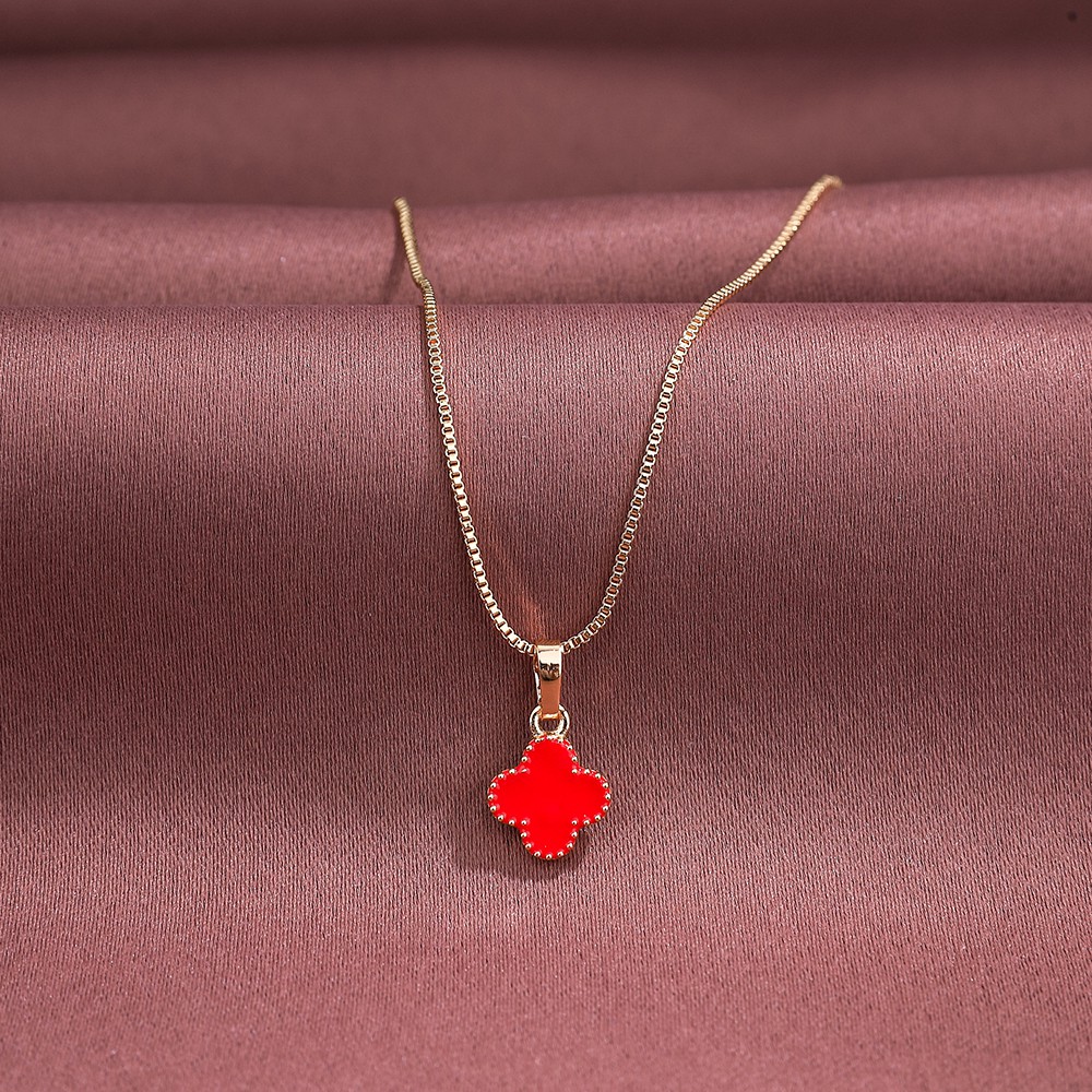 set perhiasan anak titanium kalung anti karat gelang wanita anting korea fashion cincin paket aksesoris wanita murah D442
