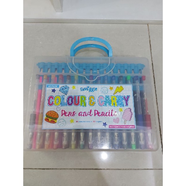 

Pensil Warna Smiggle pens and pencils multi set