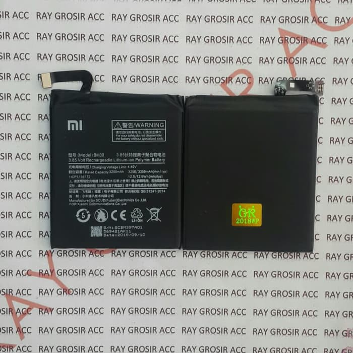 Baterai Original Xiaomi Mi6 , Mi 6 , BM39 BM-39 BM 39