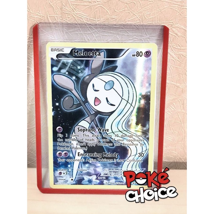 .........] Meloetta Full Art Mythical Series 20th Anniversary Limited Edition