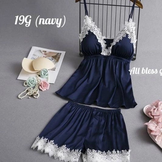 Baju Tidur - Piyama Satin Wanita Lingerie