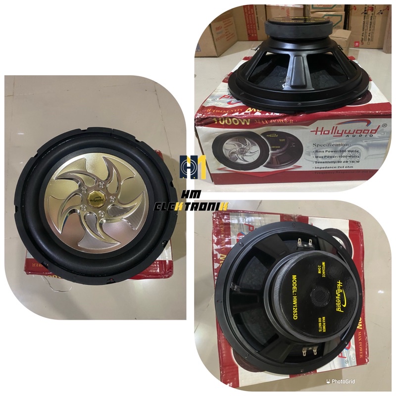 Speaker Subwoofer Hollywood 1263 sub 12 inch