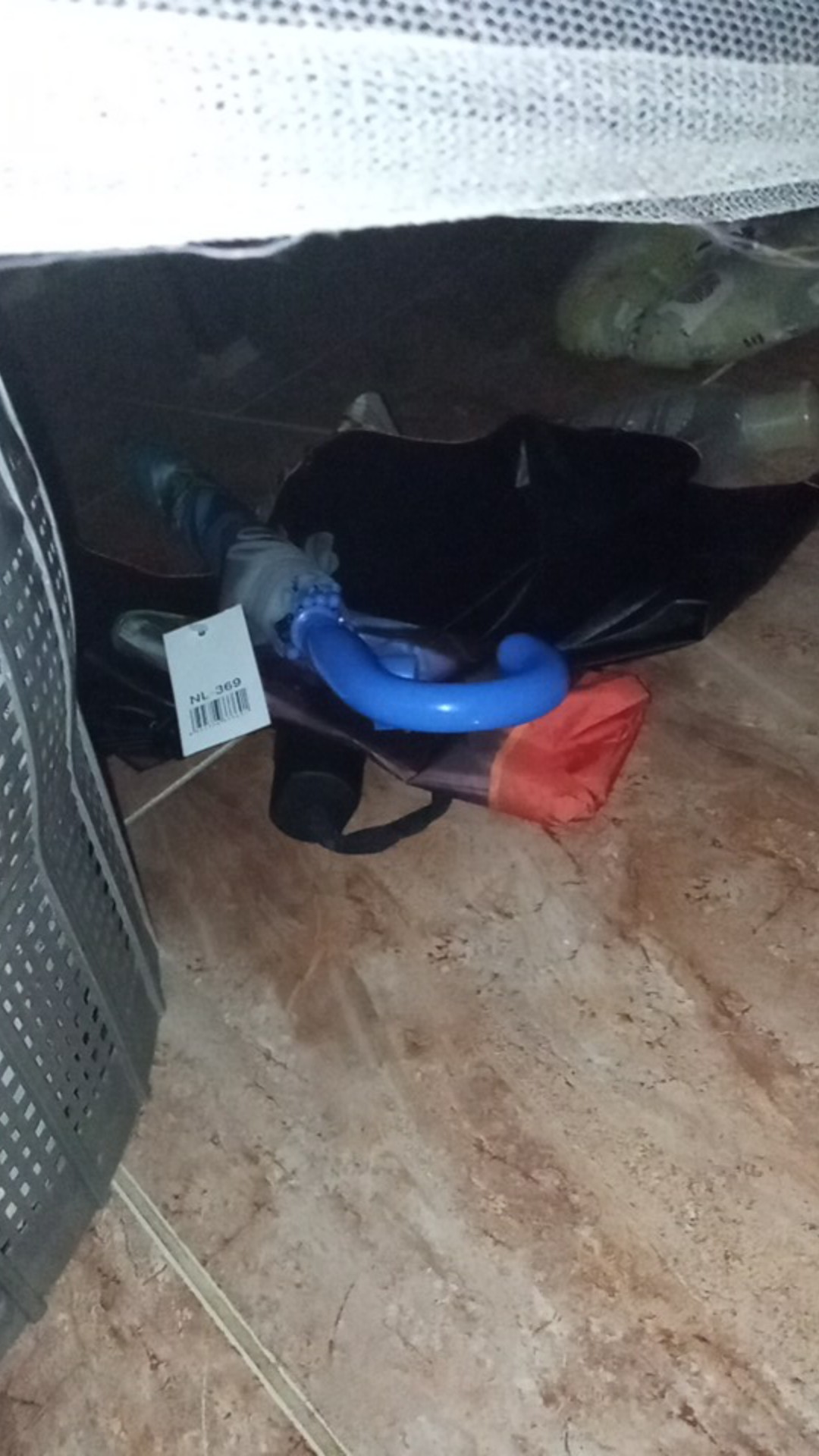 Payung Lipat 4 Motif Firework Dalam Hitam Anti Uv