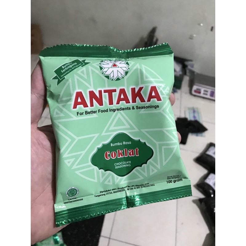 BUMBU TABUR INSTANT / BUMBU MASAK / BUMBU MASAKAN / BUMBU TABUR RASA COKLAT SERBA GUNA ANTAKA 100 GR