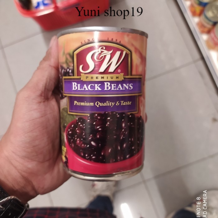 

s&w black beans - kacang hitam kaleng 425gr