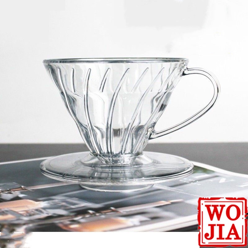 Coffee Dripper V60 Size 02 Acrylic Transparant Saringan Kopi Pour Over