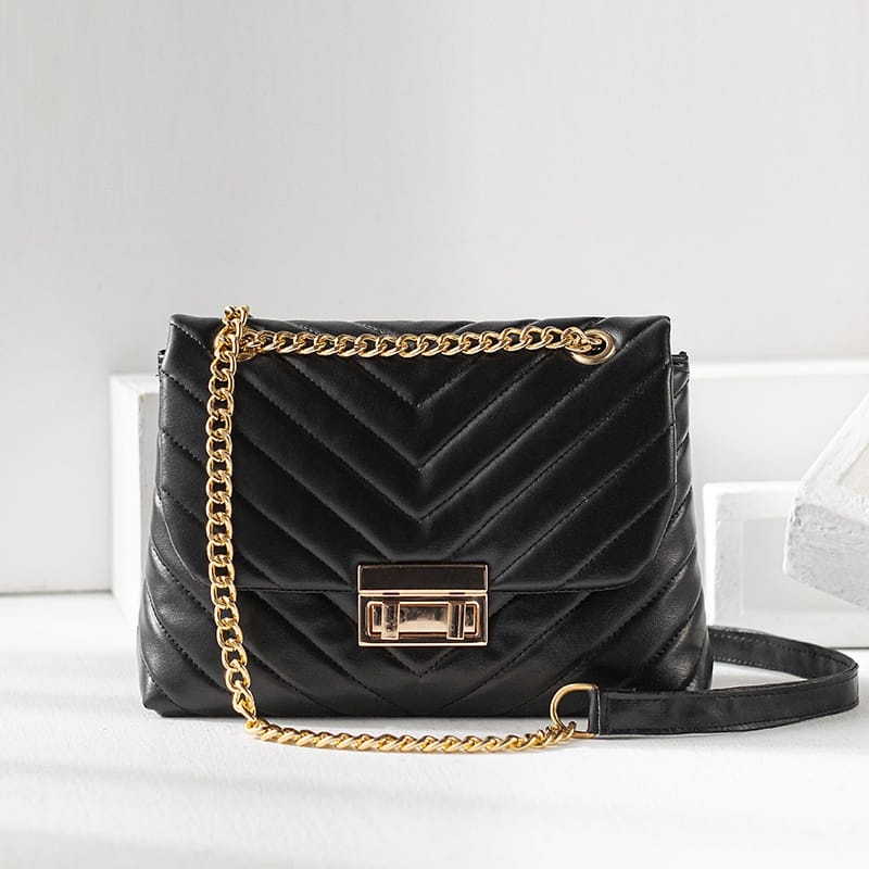 Slingbag Wanita Eila Tas Selempang Cewek Perempuan Tali Rantai Terbaru IrvanBagshop