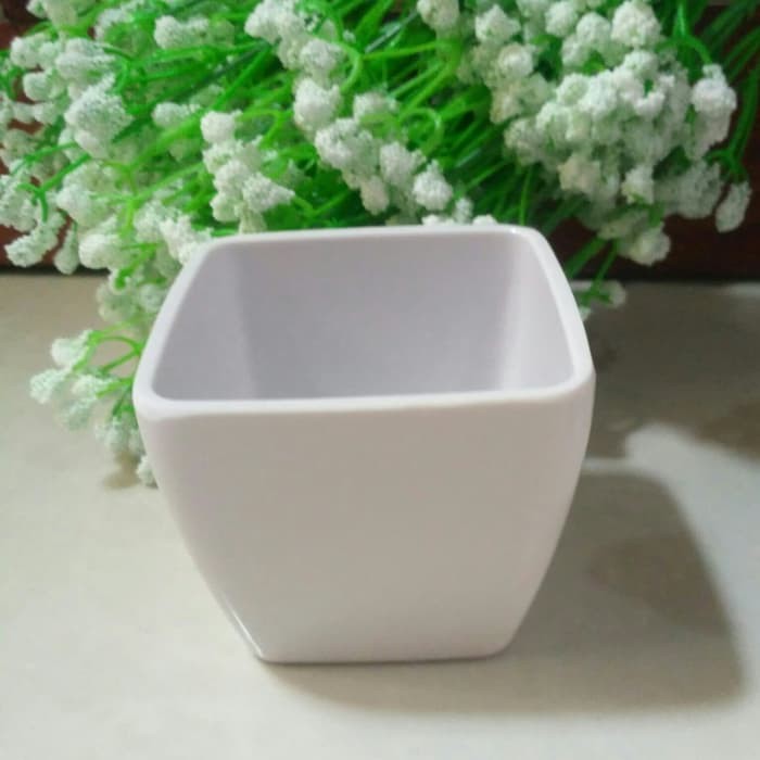 Jual Pot Melamin / Pot Putih Limited