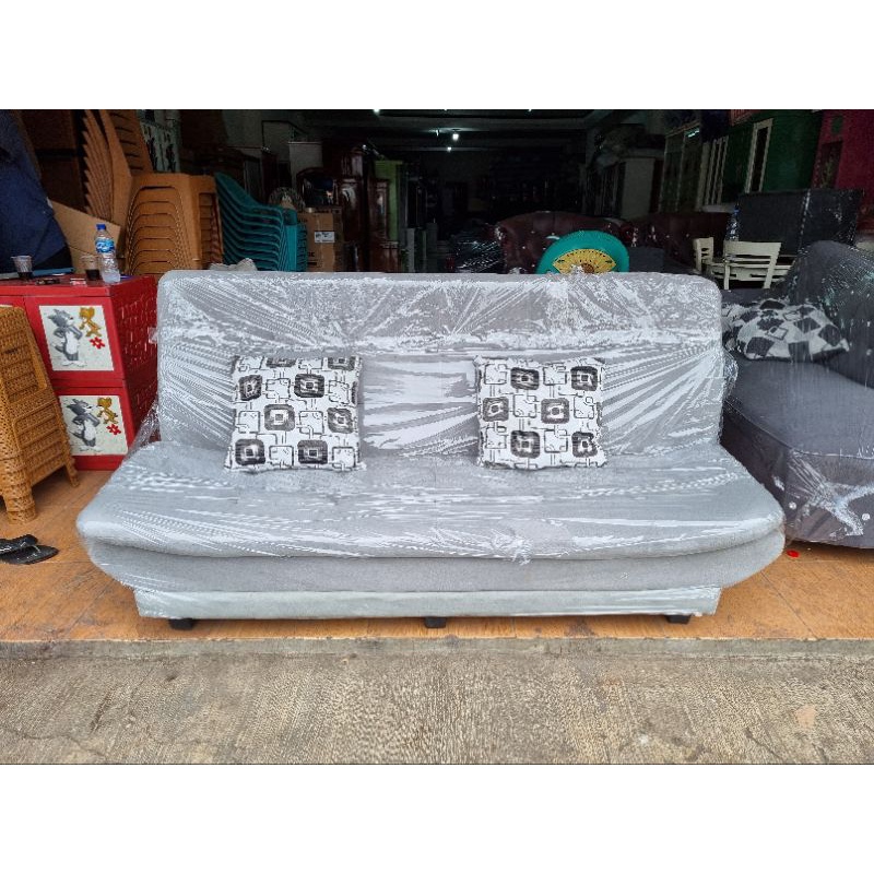 Jual (Free Ongkir) Sofa Bed Santai Murah Beludru | Shopee Indonesia