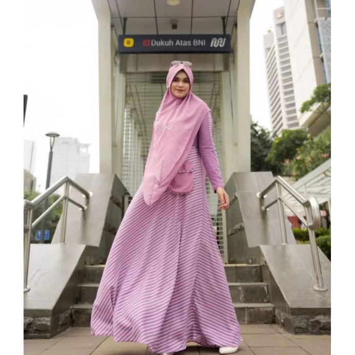 Gamis Adila By Viendra Syar'i / pakaian muslim wanita dewasa / busana muslim / baju dress wanita / g