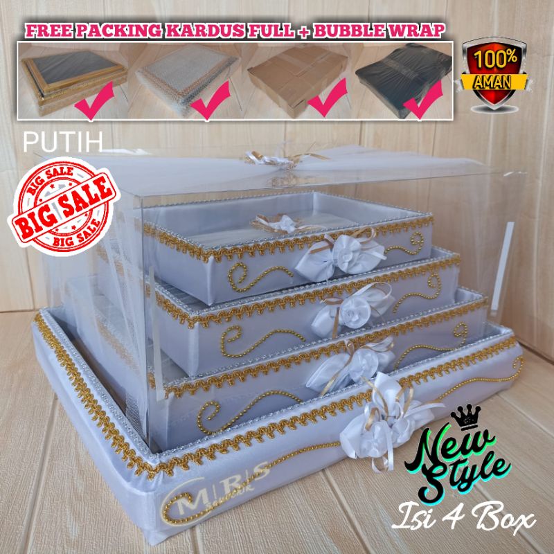 BOX KOTAK HANTARAN SESERAHAN PERNIKAHAN ISI 4